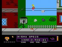 une photo d'Ã©cran de The Simpsons - Bart Vs The Space Mutants sur Nintendo Nes